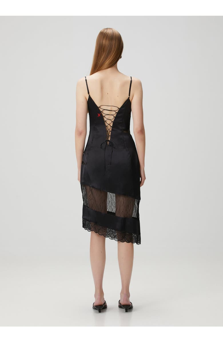 PCFG Pure Silk Women Black Dress, Alternate, color, Black