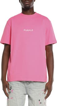 PURPLE BRAND Logo Graphic Cotton Jersey T-Shirt