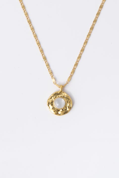 Roaming Venus Crystal Molten Pendant Necklace