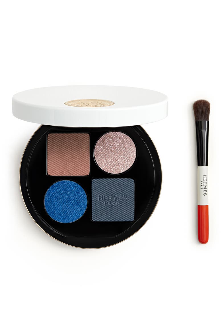 Ombres d'Hermès - Eyeshadow Quartet, Main, color, 04 OMBRES MARINES