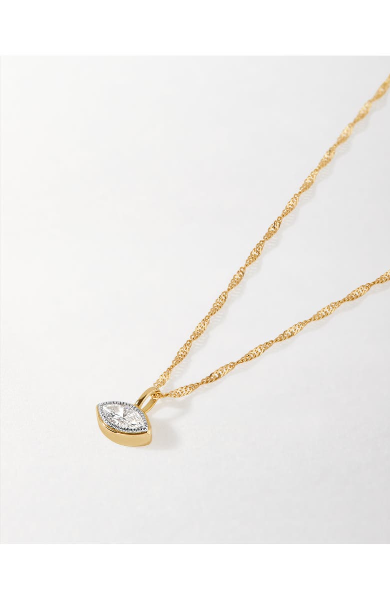 Edge of Ember Marquise Diamond Necklace, Alternate, color, Marquise