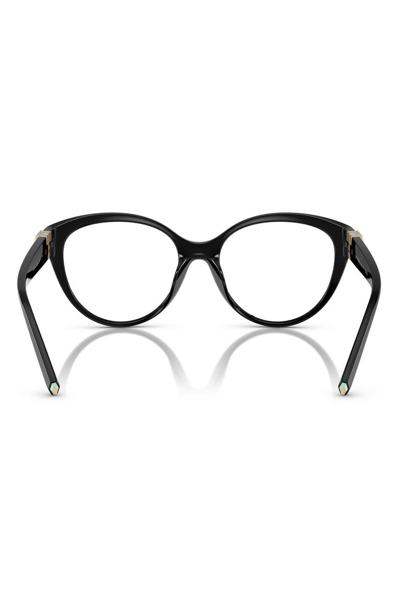Tiffany
Co. 52mm Cat Eye Optical Glasses, Alternate, color, Shiny Black