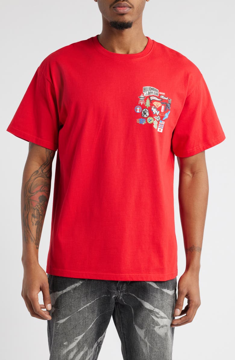 Billionaire Boys Club Collage Cotton Graphic T-Shirt, Main, color, 