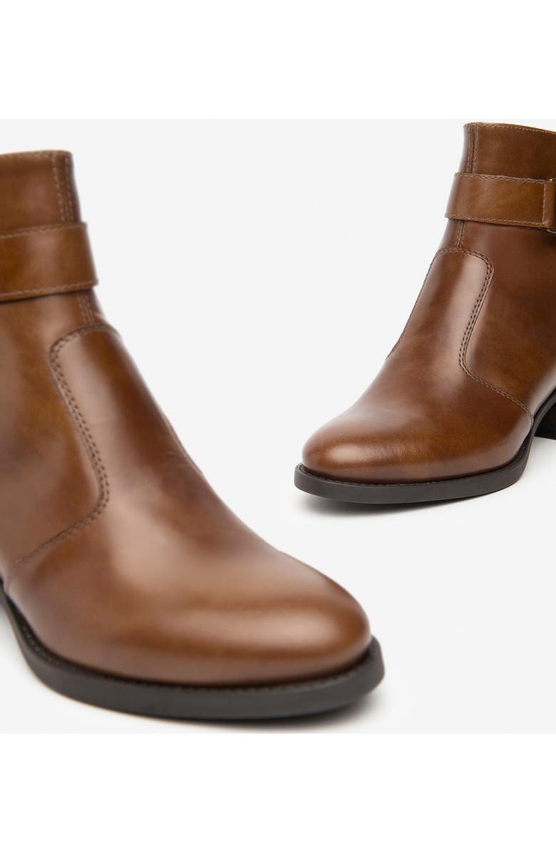 NeroGiardini Ankle Strap Bootie, Alternate, color, Brown