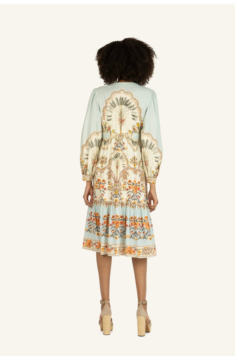 Super Natural by Secret Mission Sia Dress, Alternate, color, Light Blue Tropical Print
