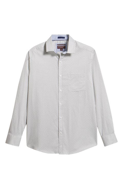 Logan Print Button-Up Shirt