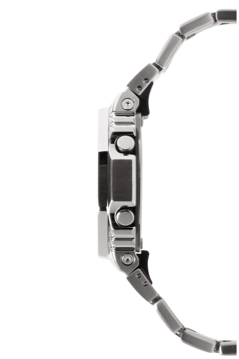 G-Steel GM2110D-8A Grey Ana-Digi Bracelet Watch, 49.3mm x 44.4mm, Alternate, color, SILVER