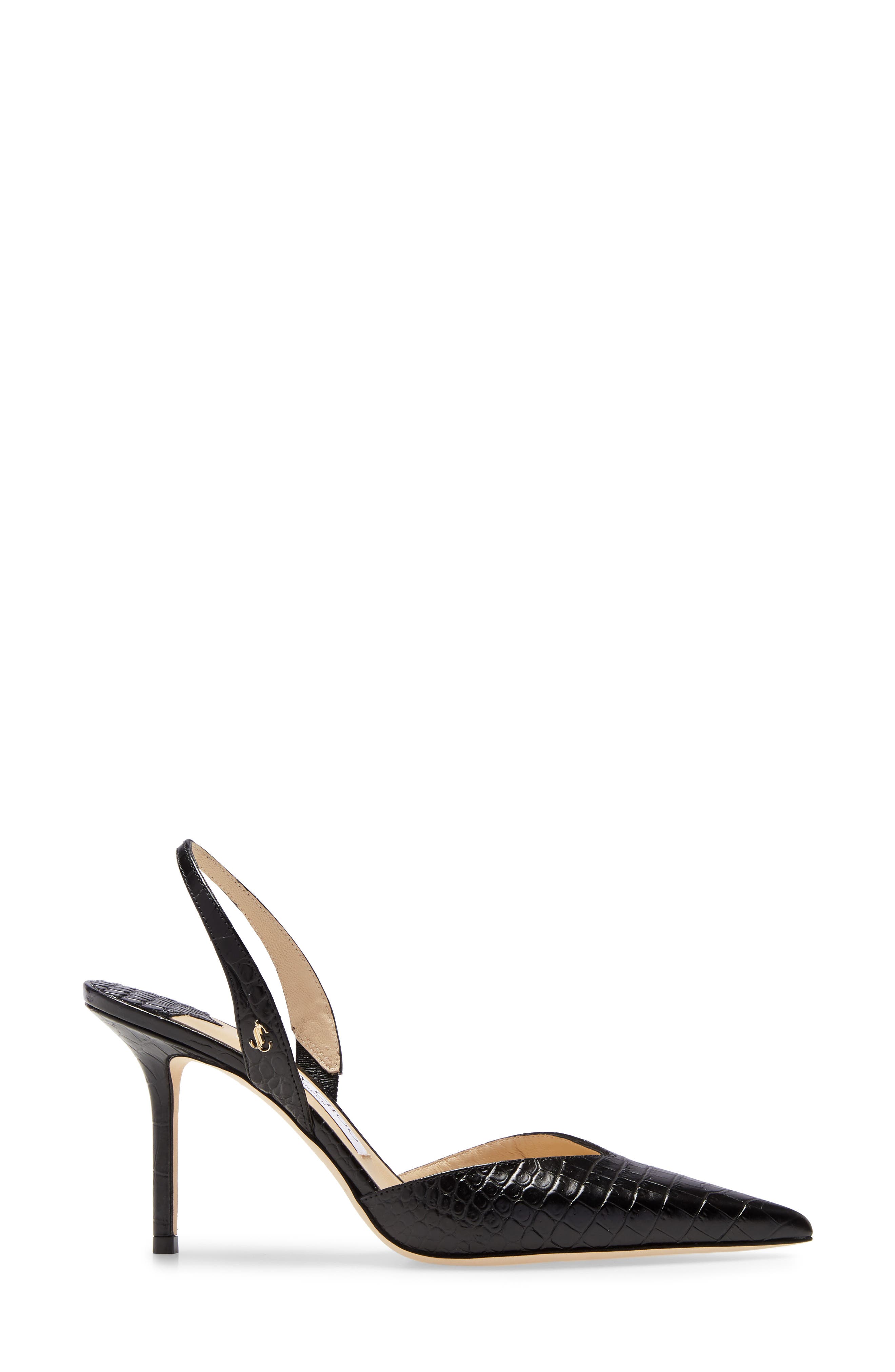 Jimmy Choo Thandi Embossed Slingback Pump, Alternate, color, 