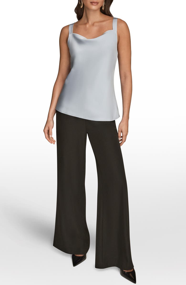 Donna Karan New York Cowl Neck Camisole, Alternate, color, Light Blue