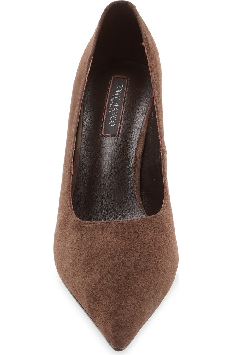 Tony Bianco Imogen Pointed Toe Pump, Alternate, color, Espresso Suede