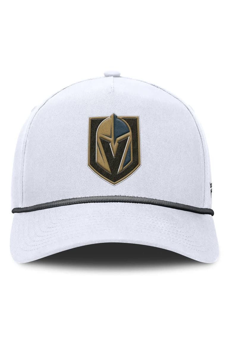 Men's Fanatics White Vegas Golden Knights Rope A-Frame Adjustable Hat, Alternate, color, White