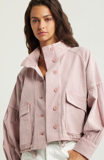 Treasure & Bond Blouson Twill Utility Jacket | Nordstrom Treasure & Bond Blouson Twill Utility Jacket | Nordstrom