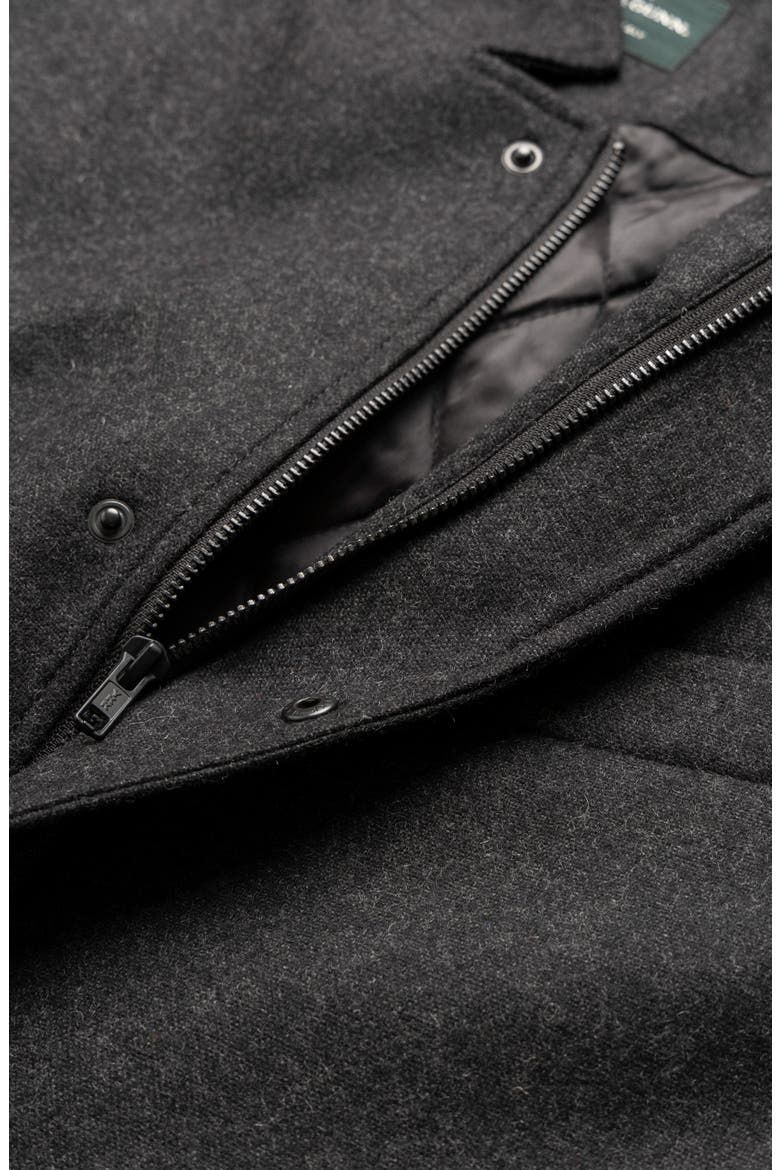 Longbush Wool Blend Jacket, Alternate, color, GRAPHITE