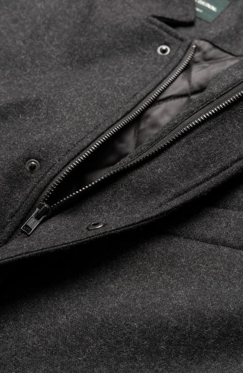Rodd & Gunn Longbush Wool Blend Jacket In Graphite
