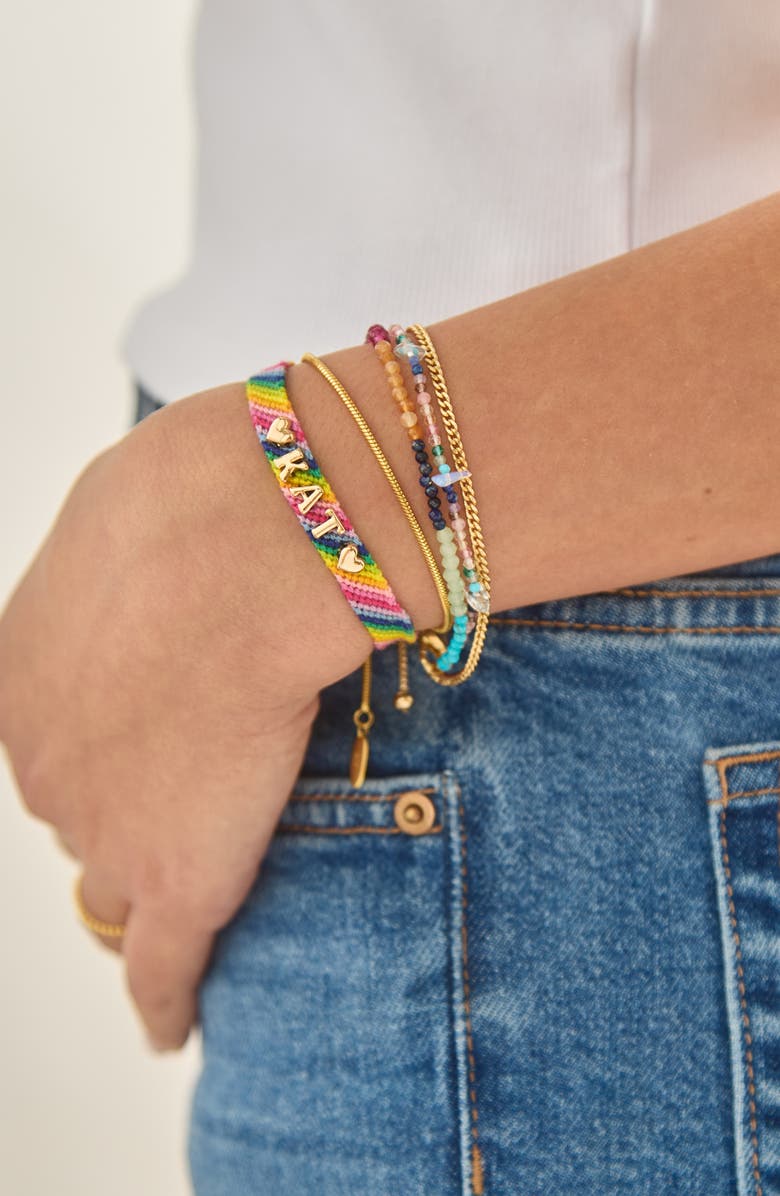 BaubleBar Mariana Layered Beaded Bracelet, Alternate, color, Multi