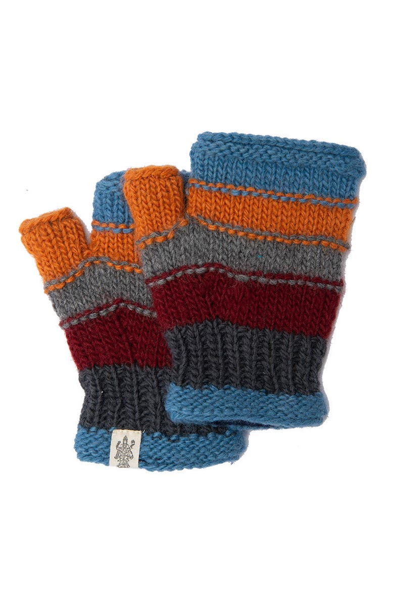 Short Cuff Handwarmers, Main, color, Blue