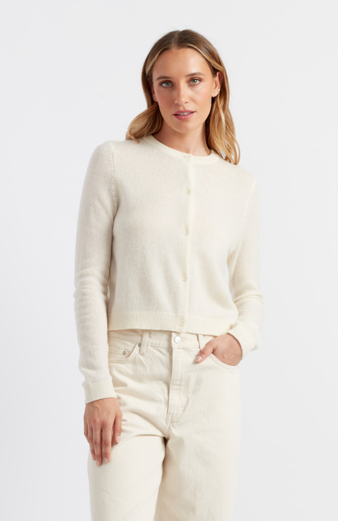 Cloud Cashmere Open Cardigan