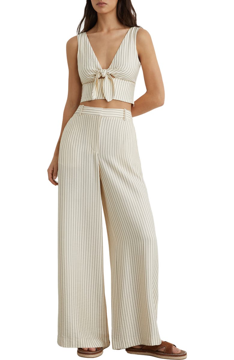 Reiss Rhia Espadrille Slingback Sandal, Alternate, color, Tan