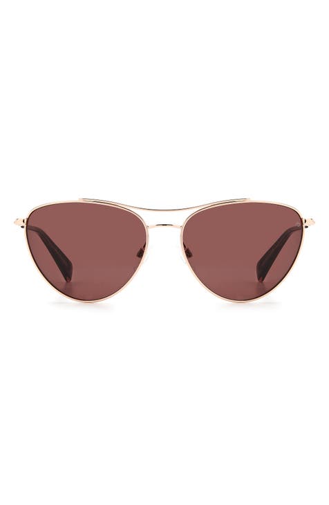 58mm Cat Eye Sunglasses