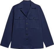 Fortela Solomon Herringbone Cotton Overshirt