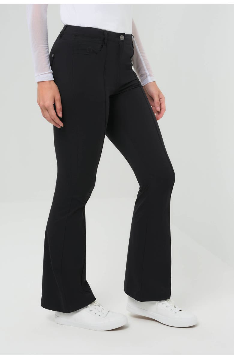 Anatomie Katya Ultralight Flare Pant with Pintucking, Alternate, color, Black