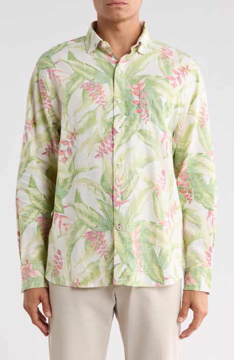 Barbados Breeze Calypso Stretch Linen Blend Shirt