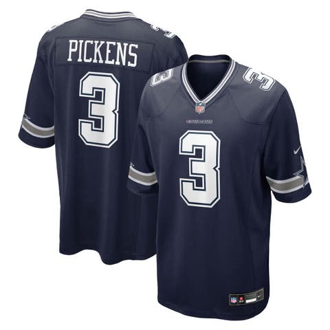 Men's Nike George Pickens Navy Dallas Cowboys Game Jersey