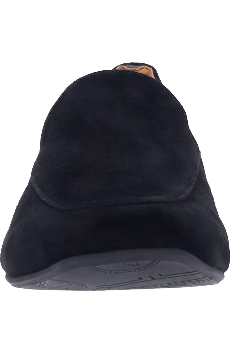 L'Amour des Pieds Tilda Apron Toe Flat, Alternate, color, Black