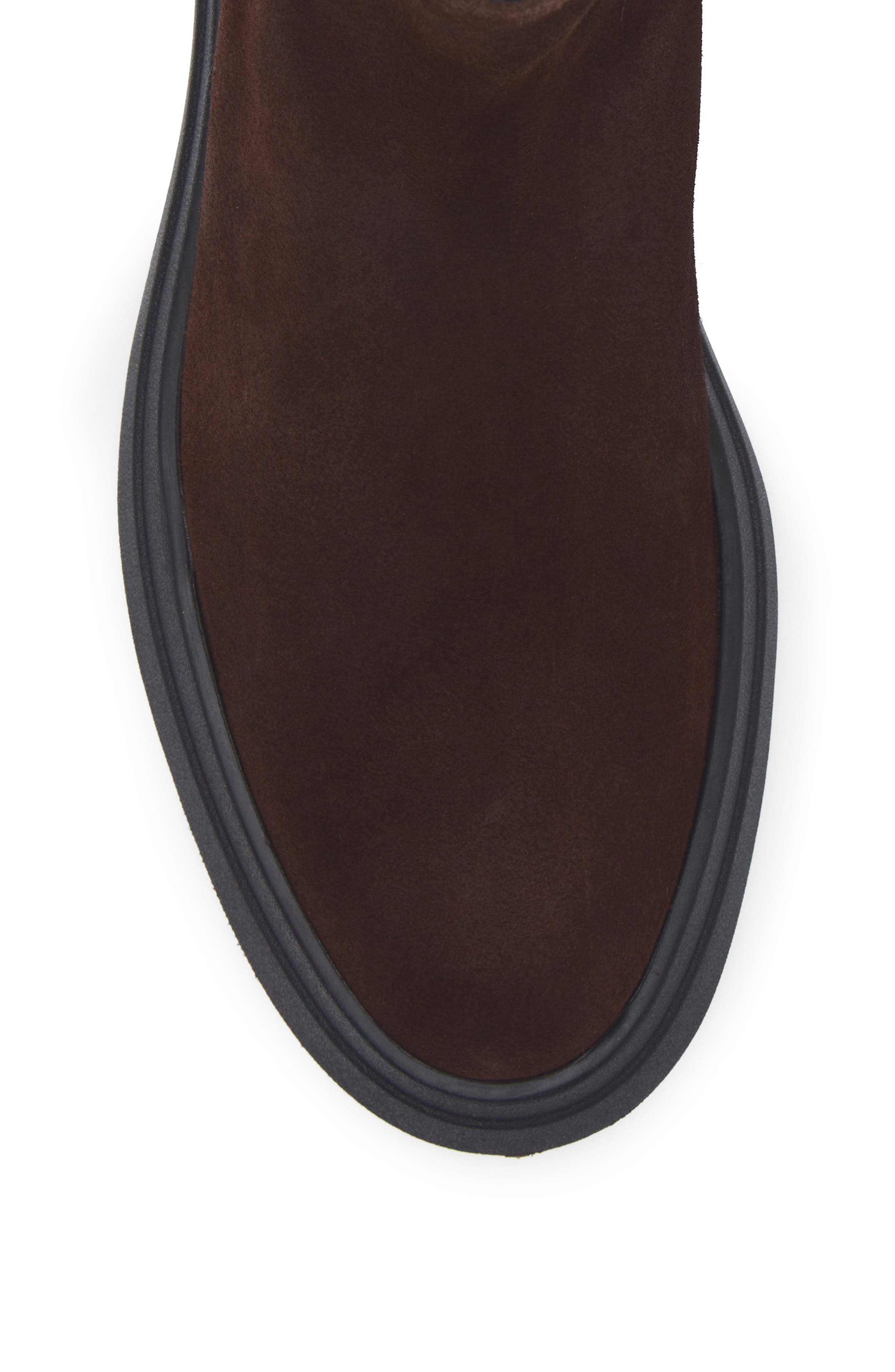 Reformation Nadira Platform Bootie, Alternate, color, Boss Suede