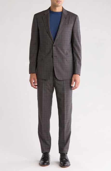 Armani Collezioni Plaid Wool Suit