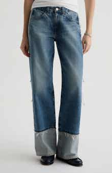 Adria Low Rise Baggy Wide Leg Jeans