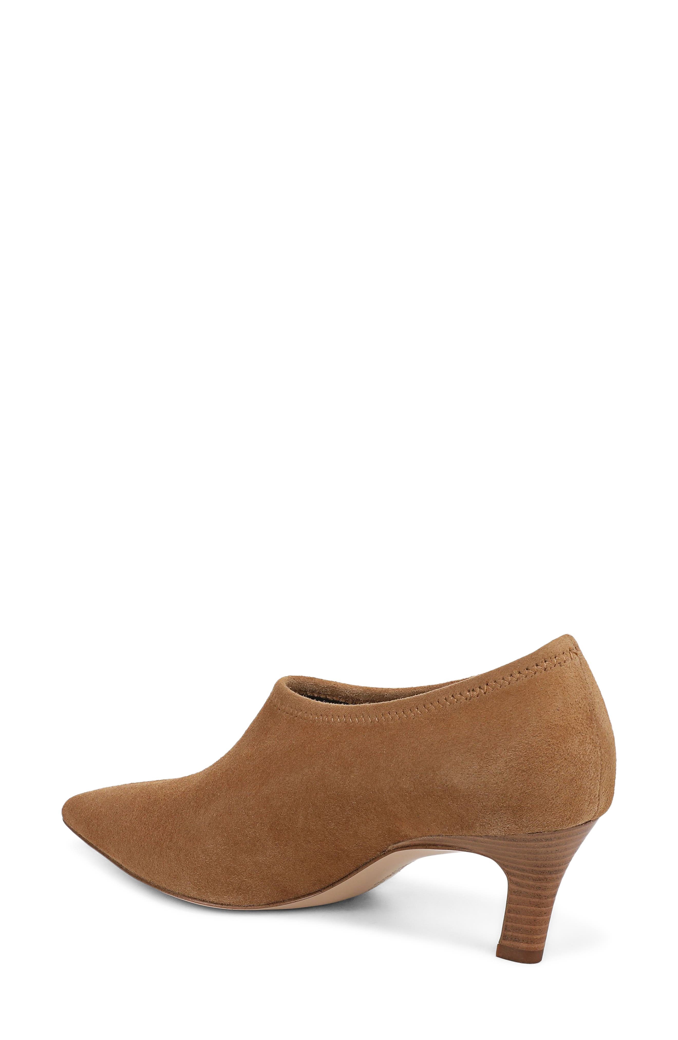 Stoj Pointed Toe Kitten Heel Ankle Bootie, Alternate, color, BROWN SUGAR