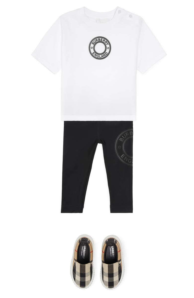 Burberry Kids' Roundel Organic Cotton Logo Graphic Tee, Alternate, color, 