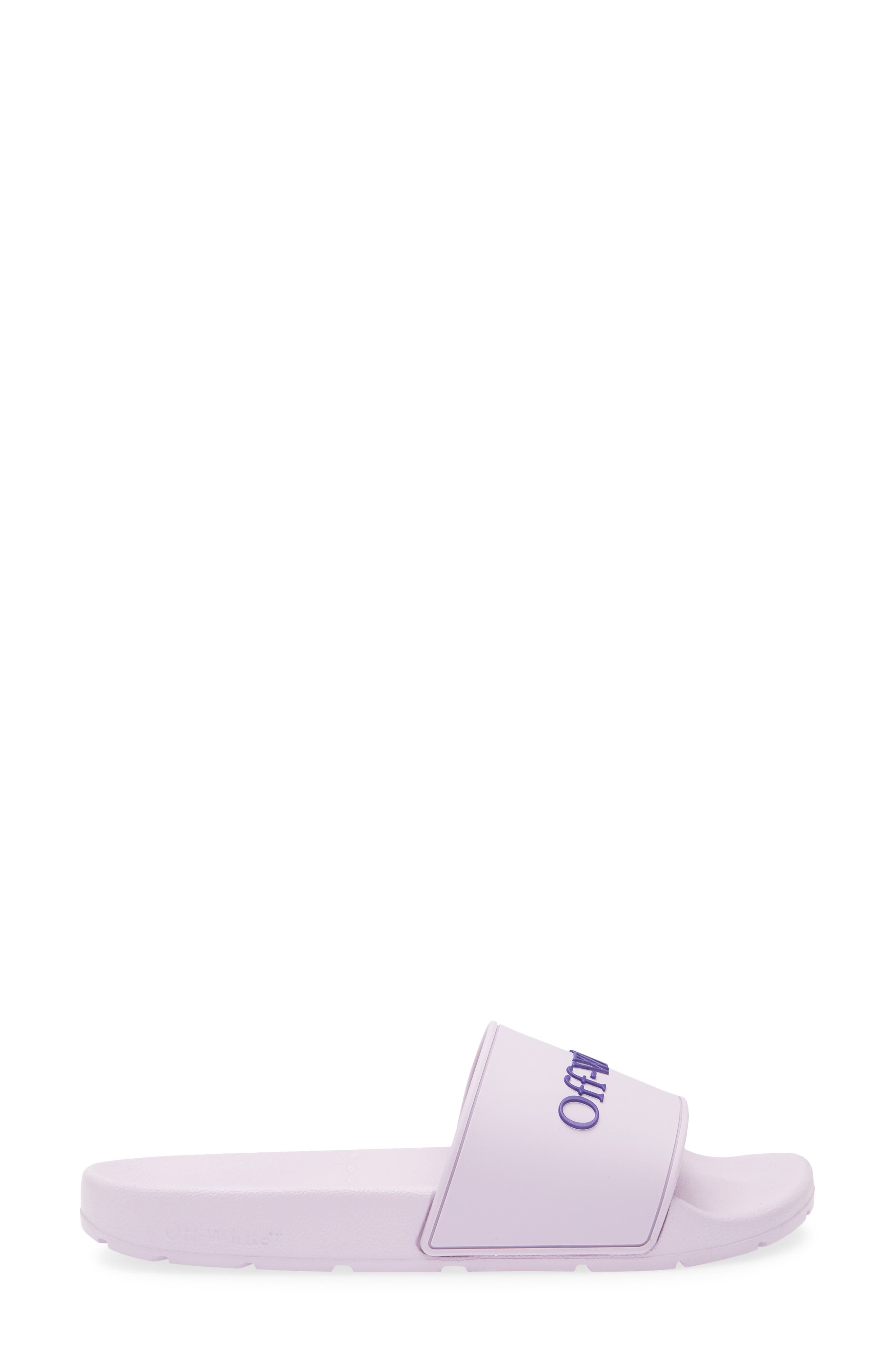 Off-White Bookish Logo Slide Sandal, Alternate, color, 