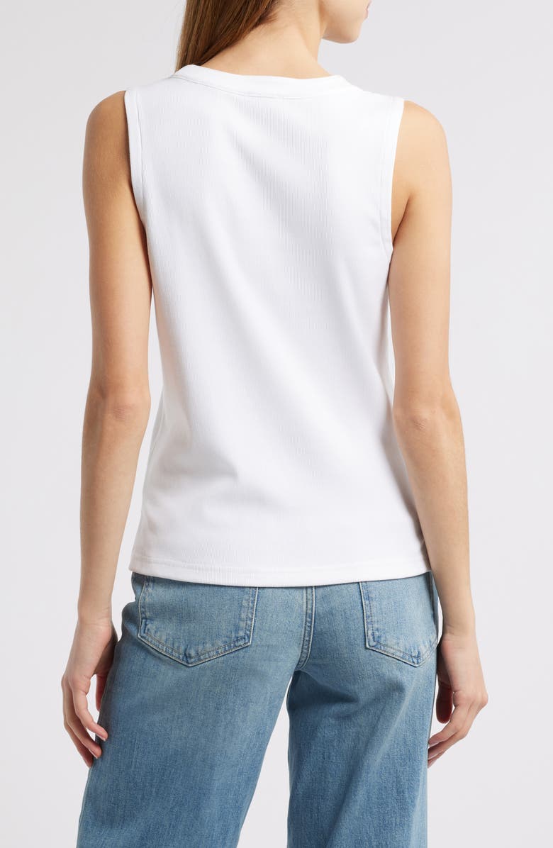 Rails Mayla Sleeveless Henley, Alternate, color, White