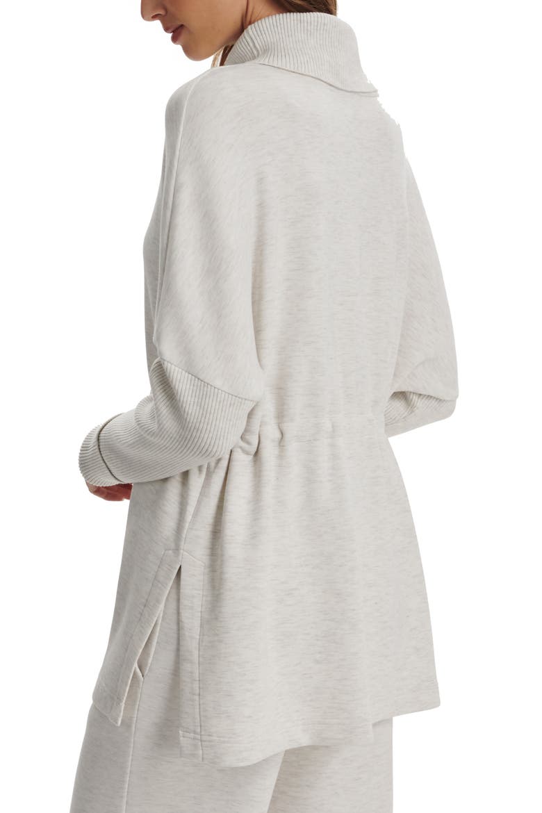 Ethel DoubleSoft® CInch Waist Sweatshirt, Alternate, color, IVORY MARL