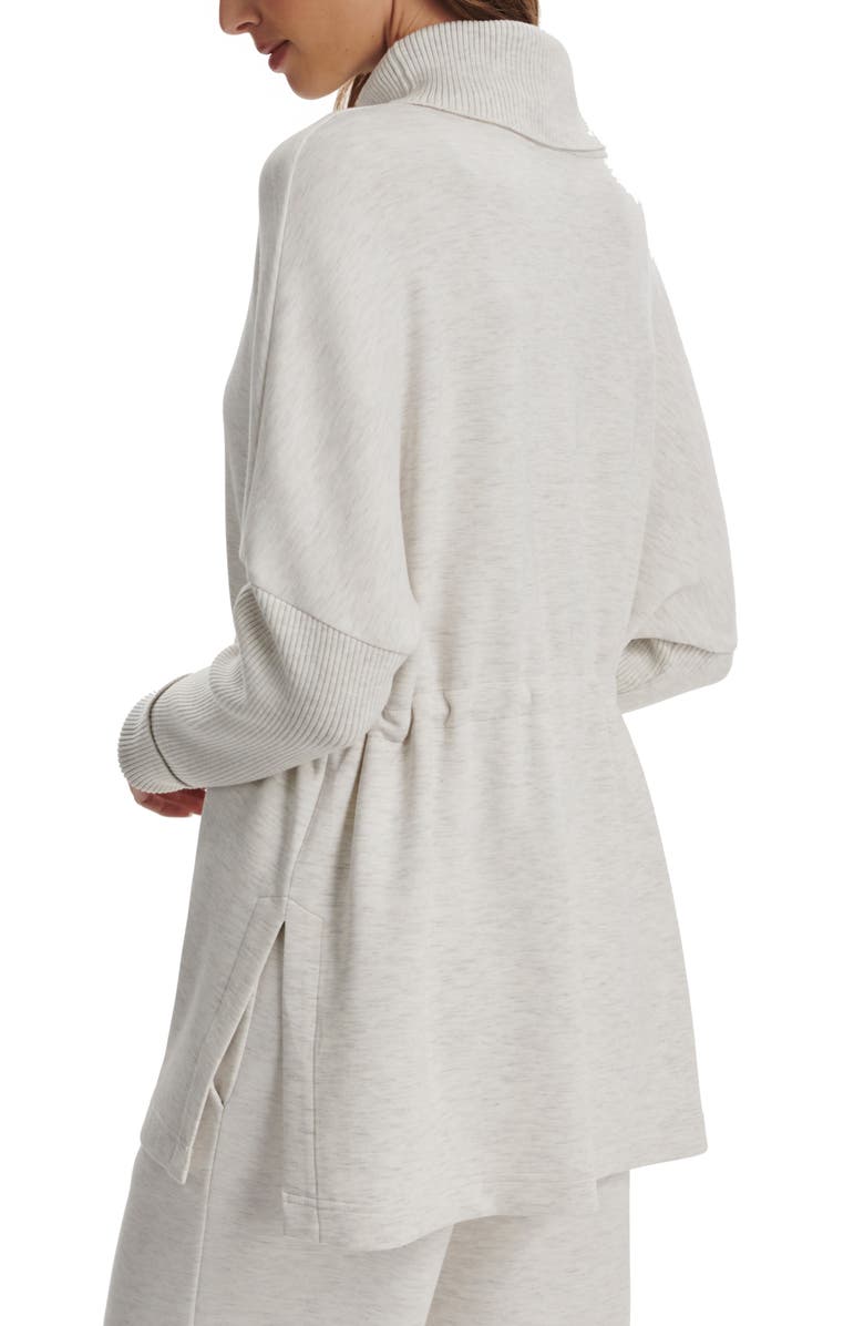 Varley Ethel DoubleSoft<sup>®</sup> CInch Waist Sweatshirt, Alternate, color, Ivory Marl