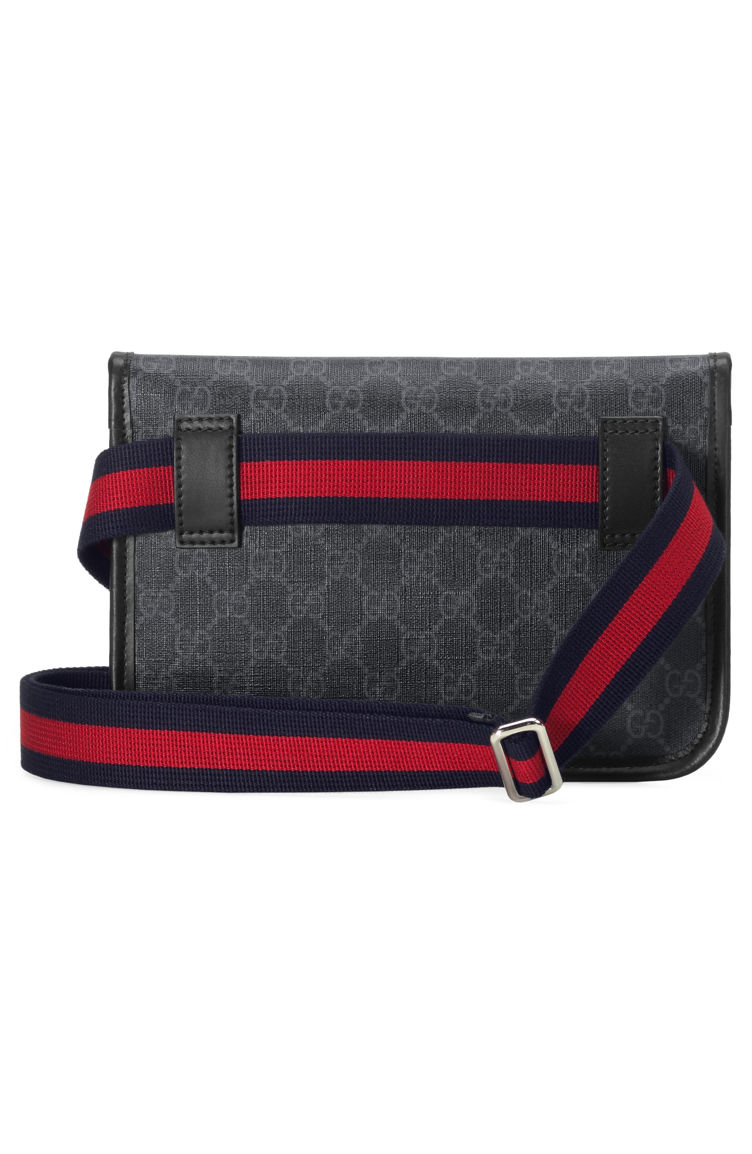 Gucci GG Supreme Belt Bag, Alternate, color, 