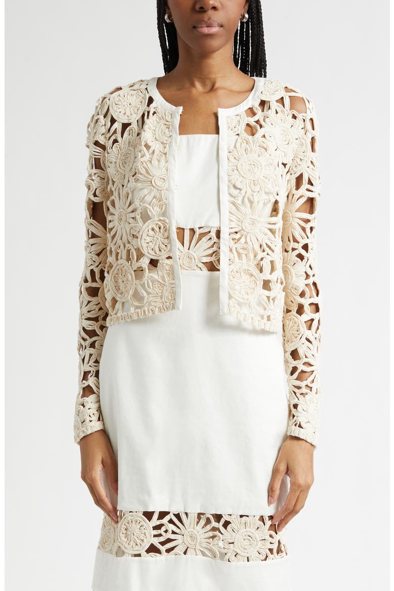 Adelynn Soutache Jacket, Main, color, IVORY