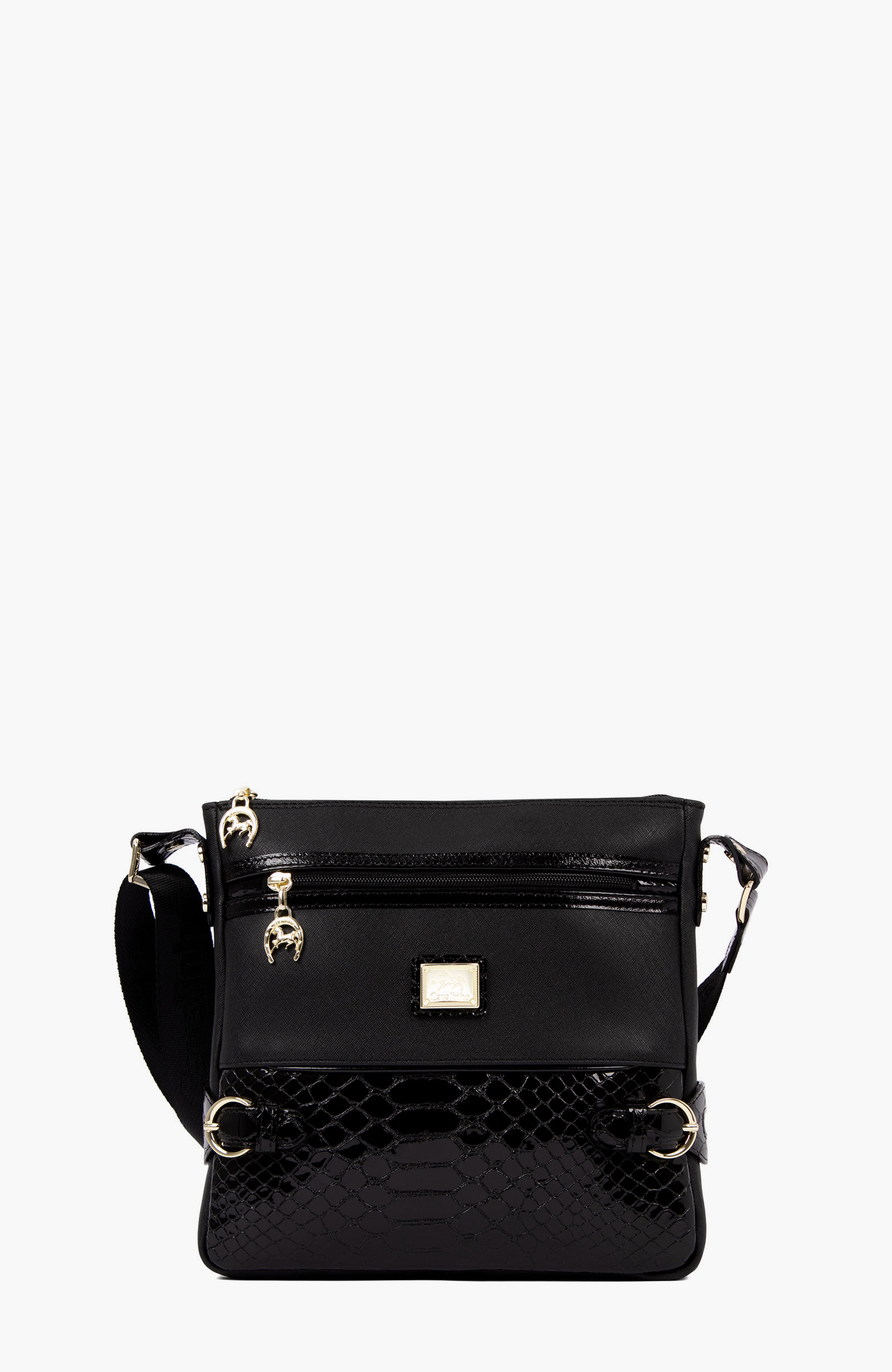 Cherry Blossom 390 Crossbody Bag, Main, color, Black