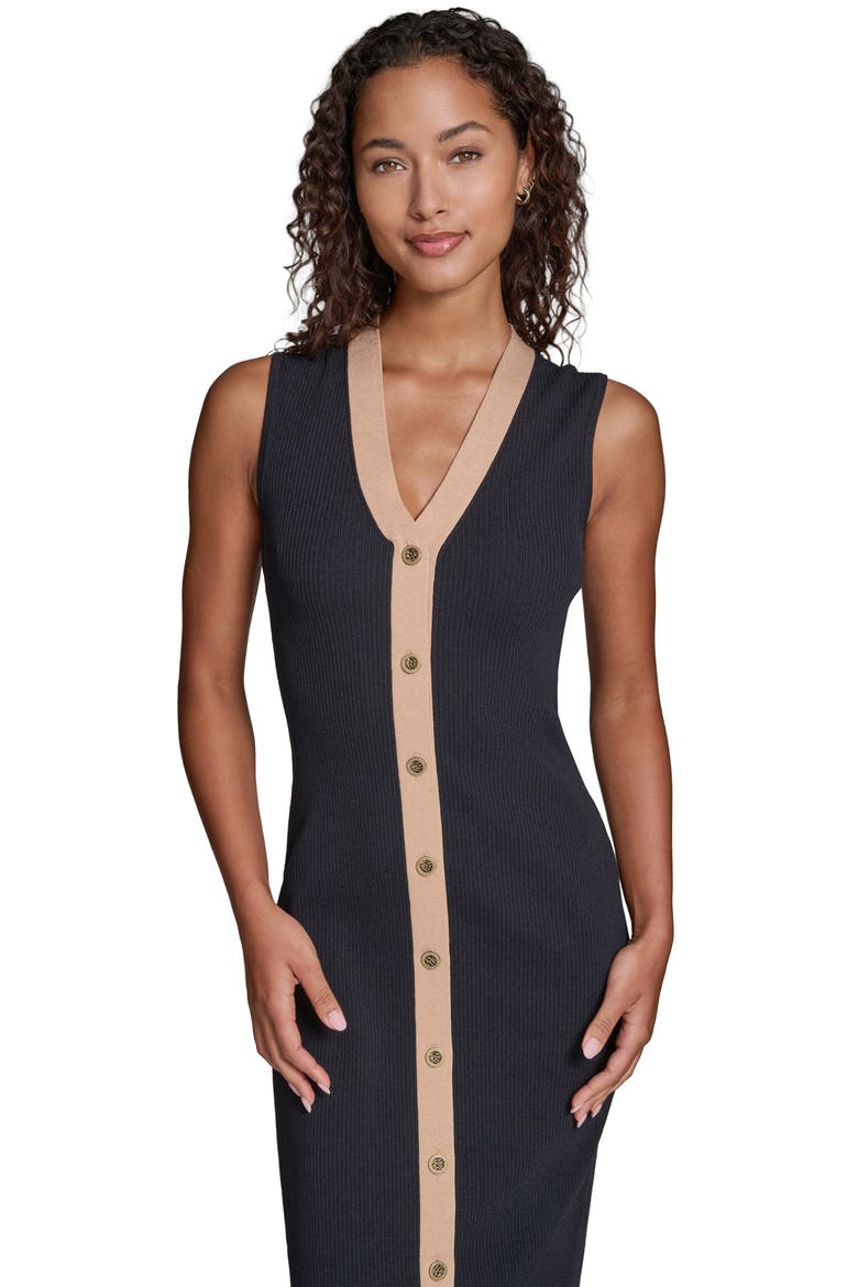 Sleeveless Rib Midi Sweater Dress, Alternate, color, MIDNIGHT NAVY/ CARTOUCHE