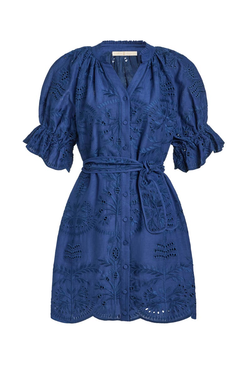 Inaya Dress, Alternate, color, Navy