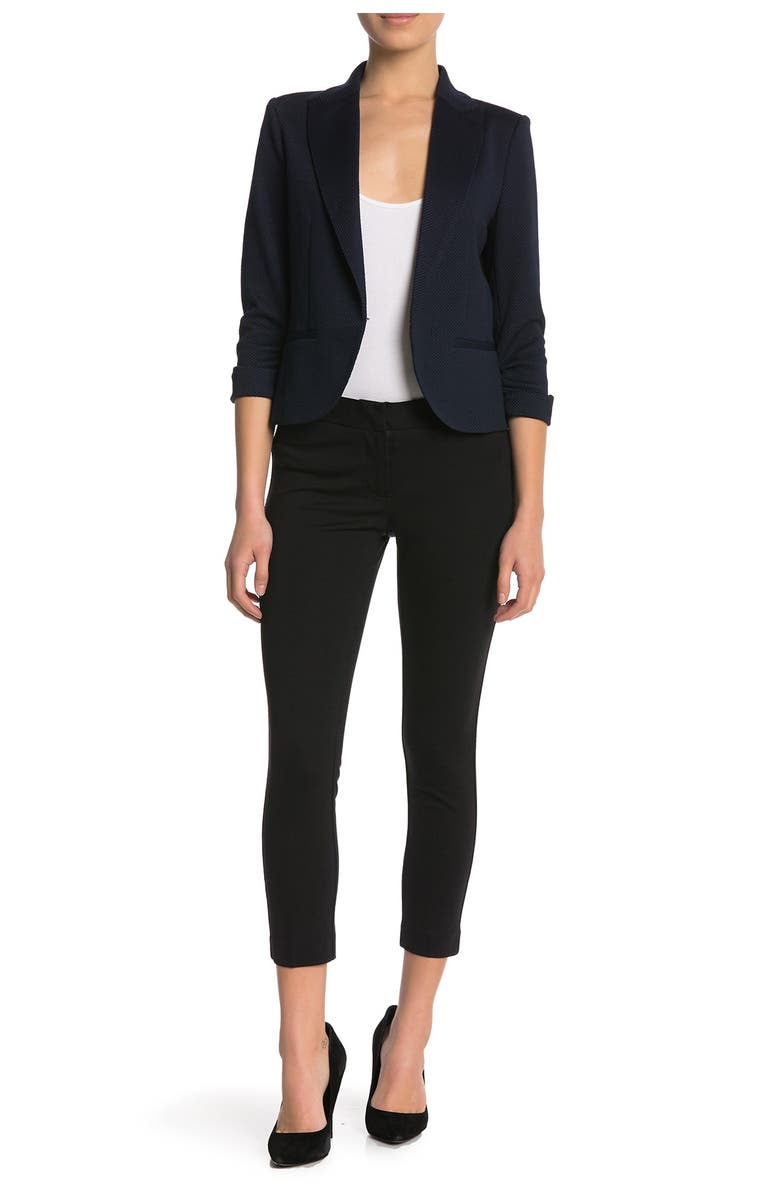 Amanda & Chelsea Alex Ponte Knit Crop Slim Leg Pants, Main, color,