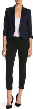 Amanda & Chelsea Alex Ponte Knit Crop Slim Leg Pants