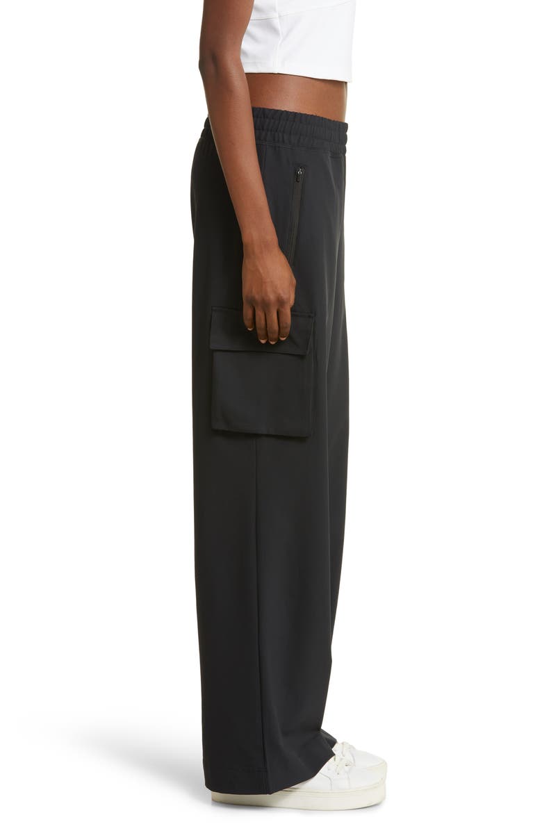 Beyond Yoga City Chic Cargo Pants, Alternate, color, Black