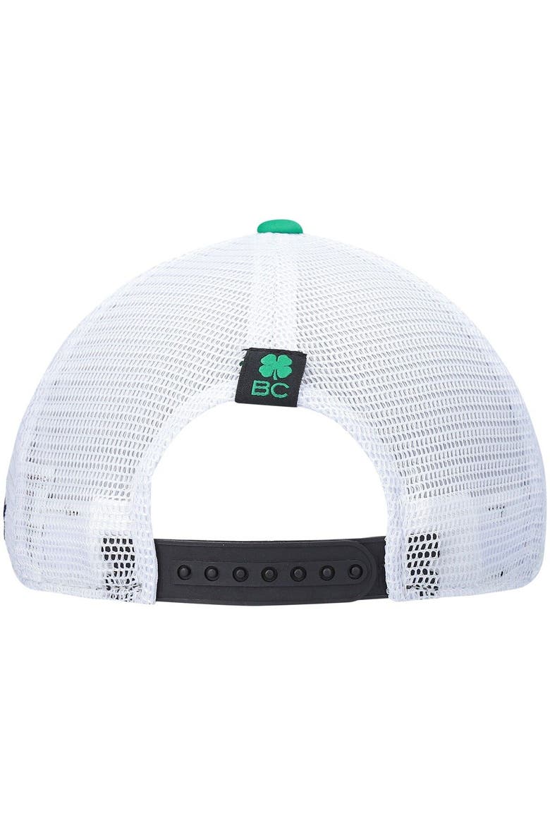 Men's Kelly Green/White North Dakota Motto Trucker Snapback Hat, Alternate, color, Kelly Green
