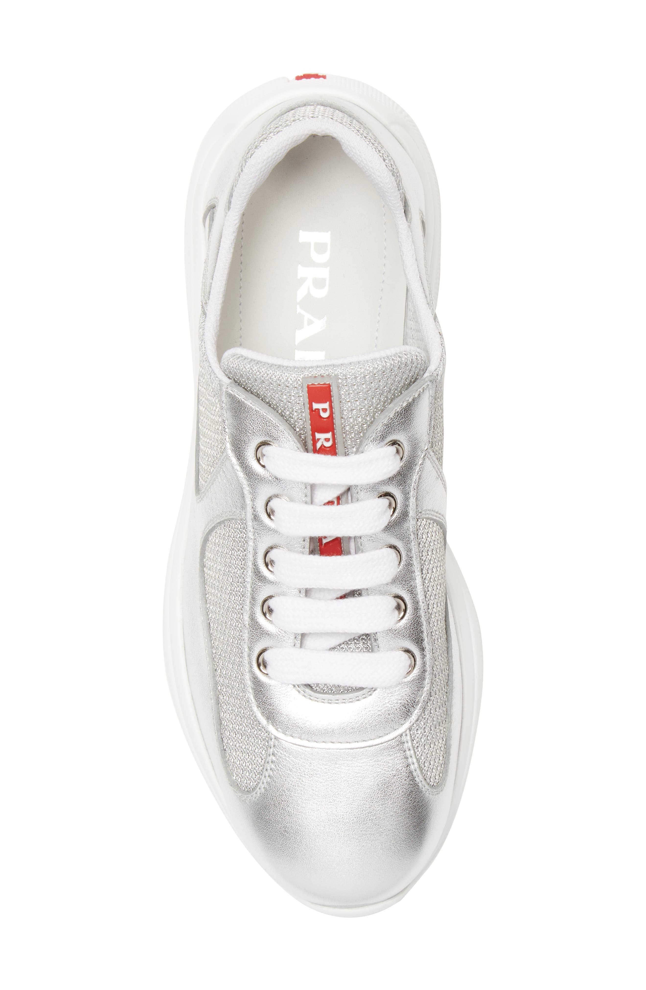 Low-Top Sneaker, Alternate, color, SILVER