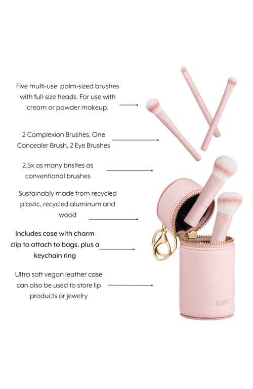 Jenny Patinkin Charmed, I'm Sure Mini Makeup Brush Set In Pink