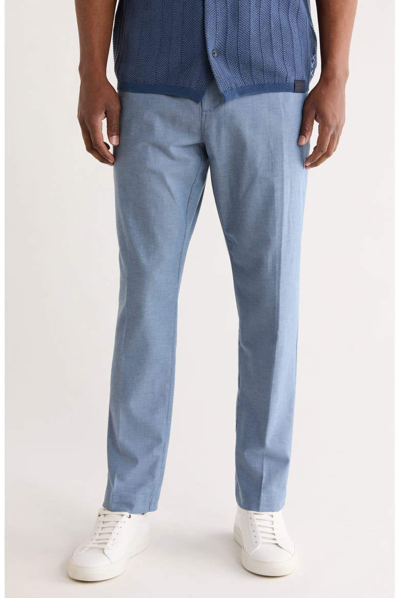 Elastic Pants, Main, color, DARK DENIM
