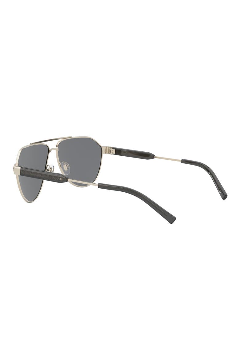 62mm Oversize Aviator Sunglasses, Alternate, color, GOLD